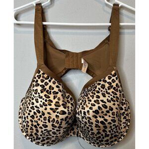 Cacique Animal Print Bra - Brown and Black